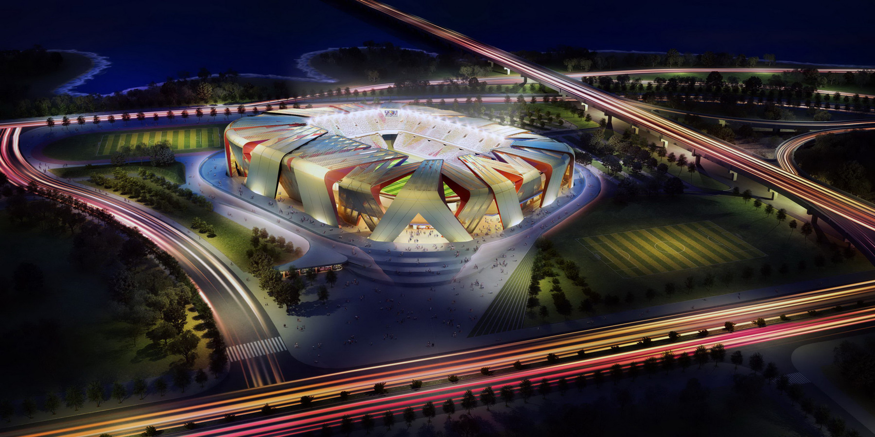 Football-Stadium-Dalian-China