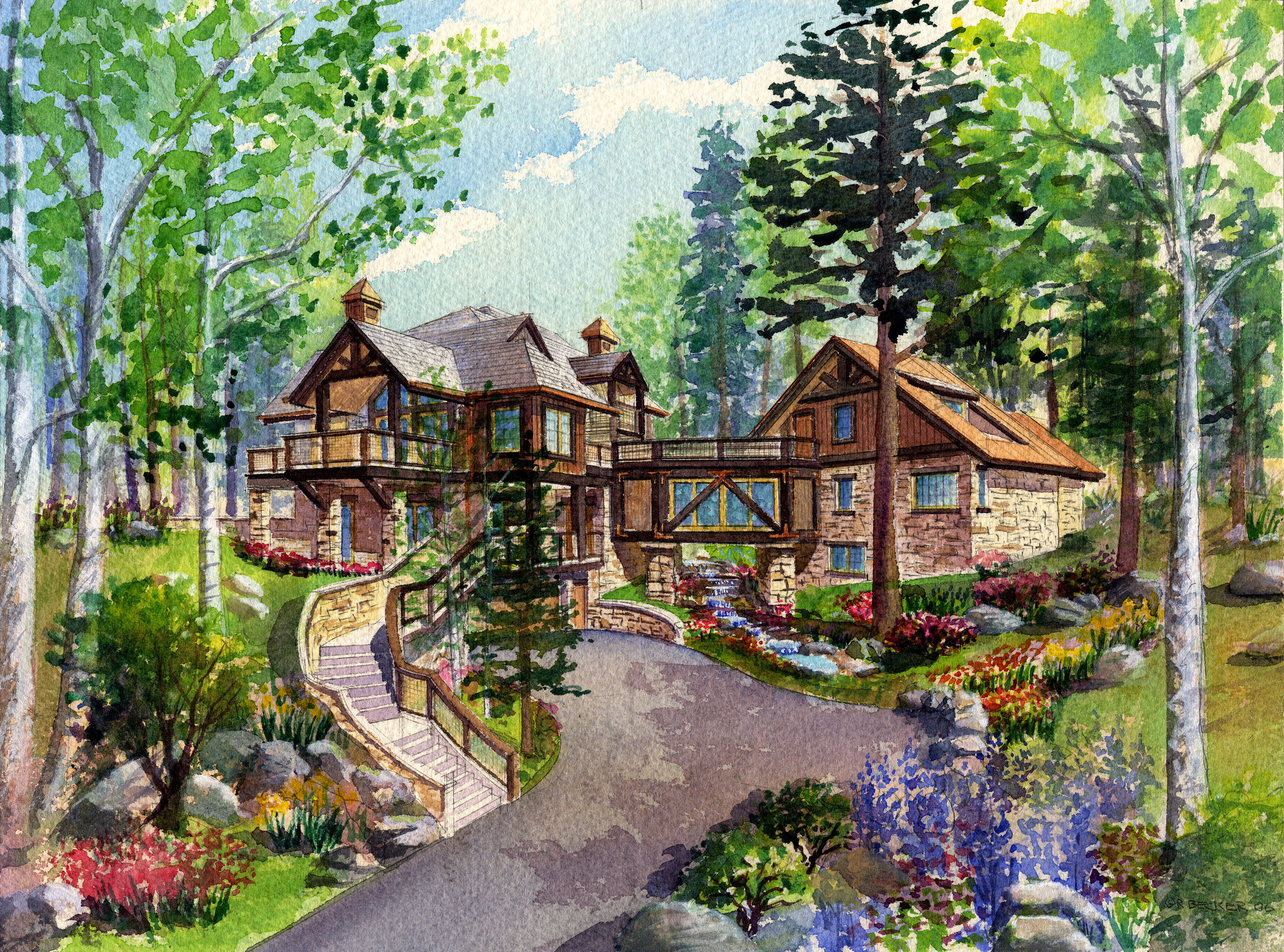 ResortDesignAssociates_Vail_Architectural_Rendering_Watercolor