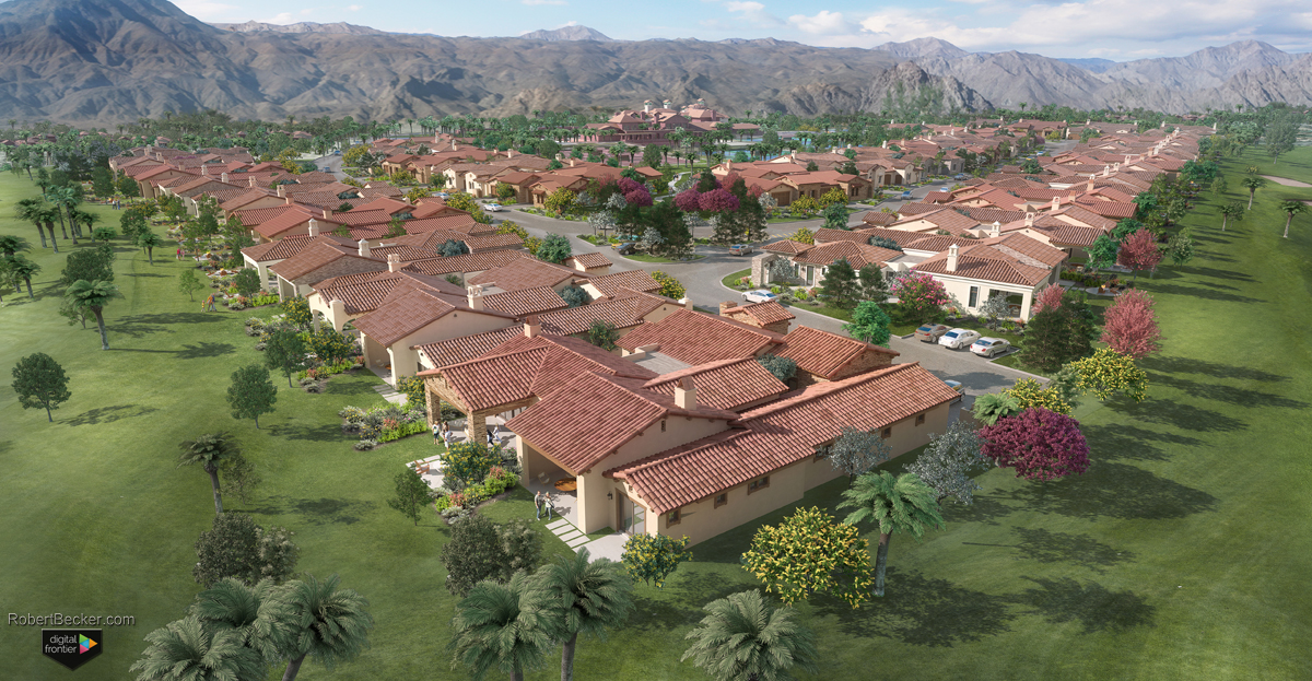 Village at Andalusia aerial rendering