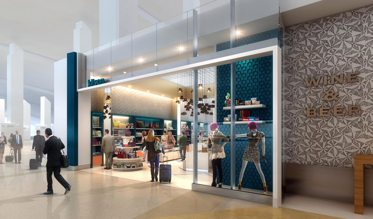LAX Retail rendering