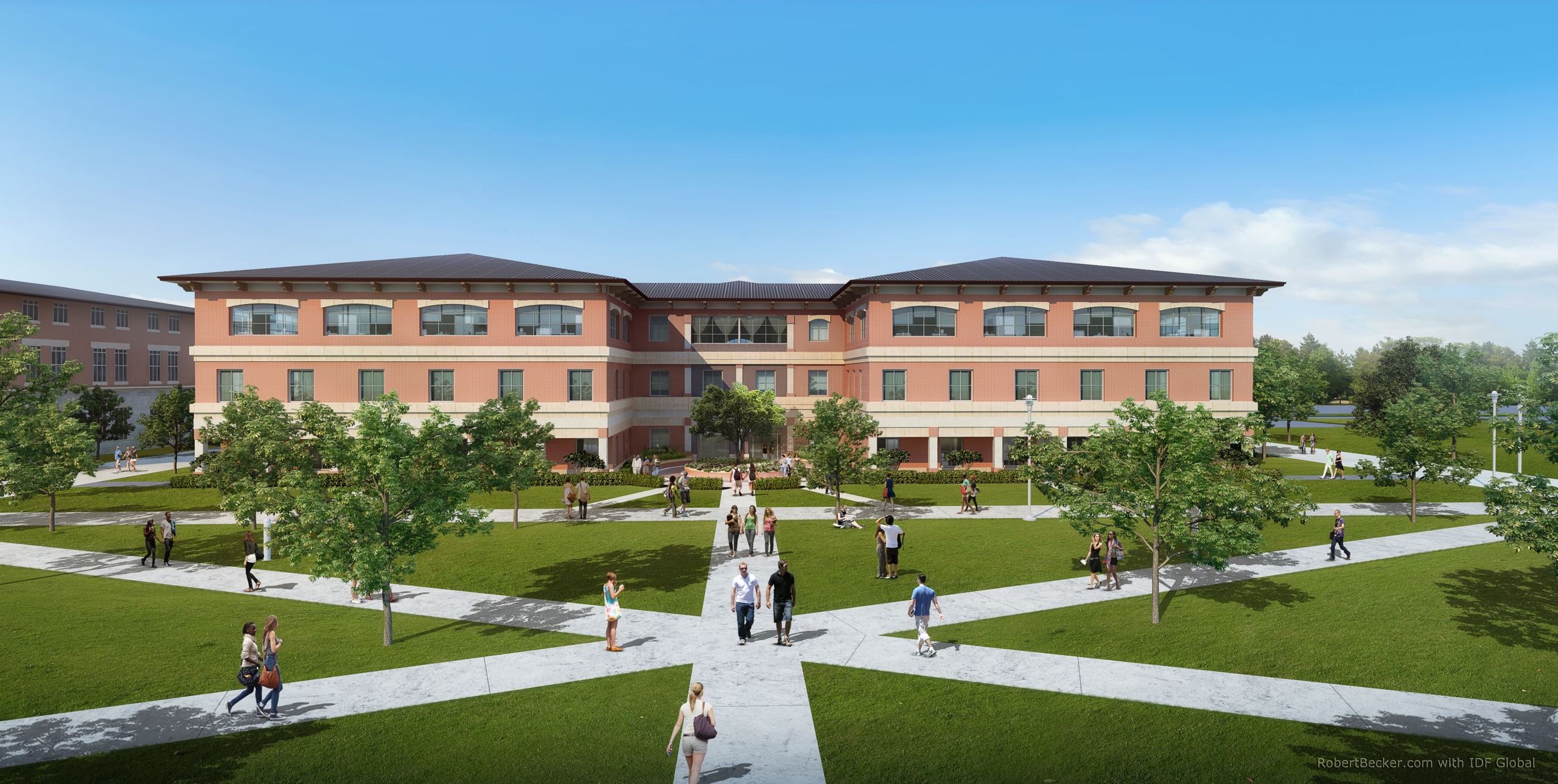 Higher Education Architectural Rendering