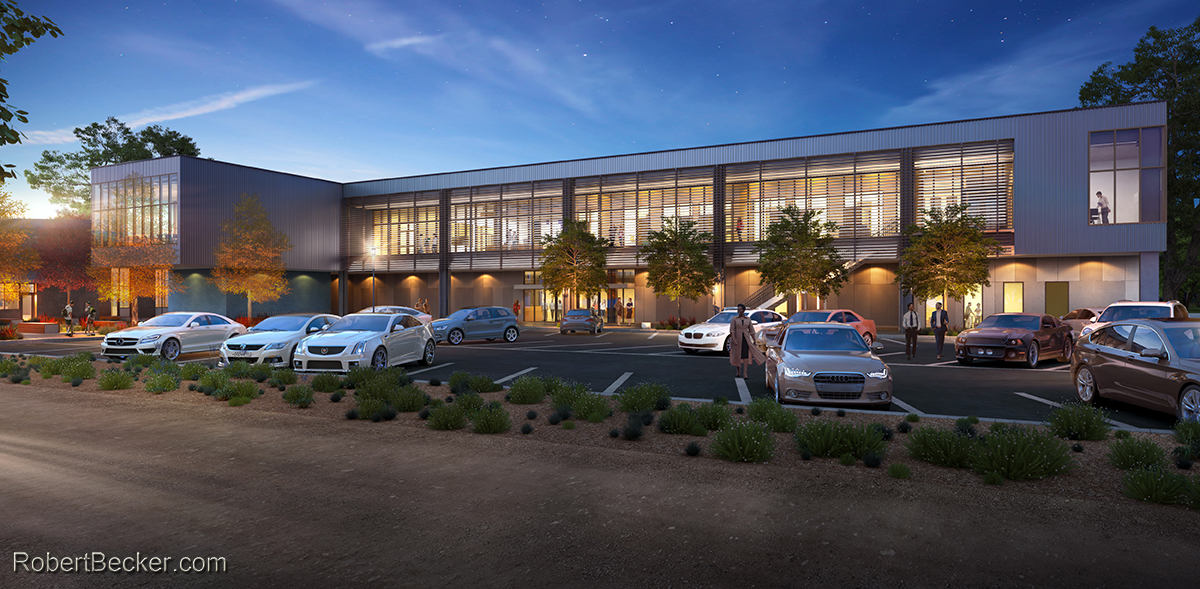 High School Architectural Rendering