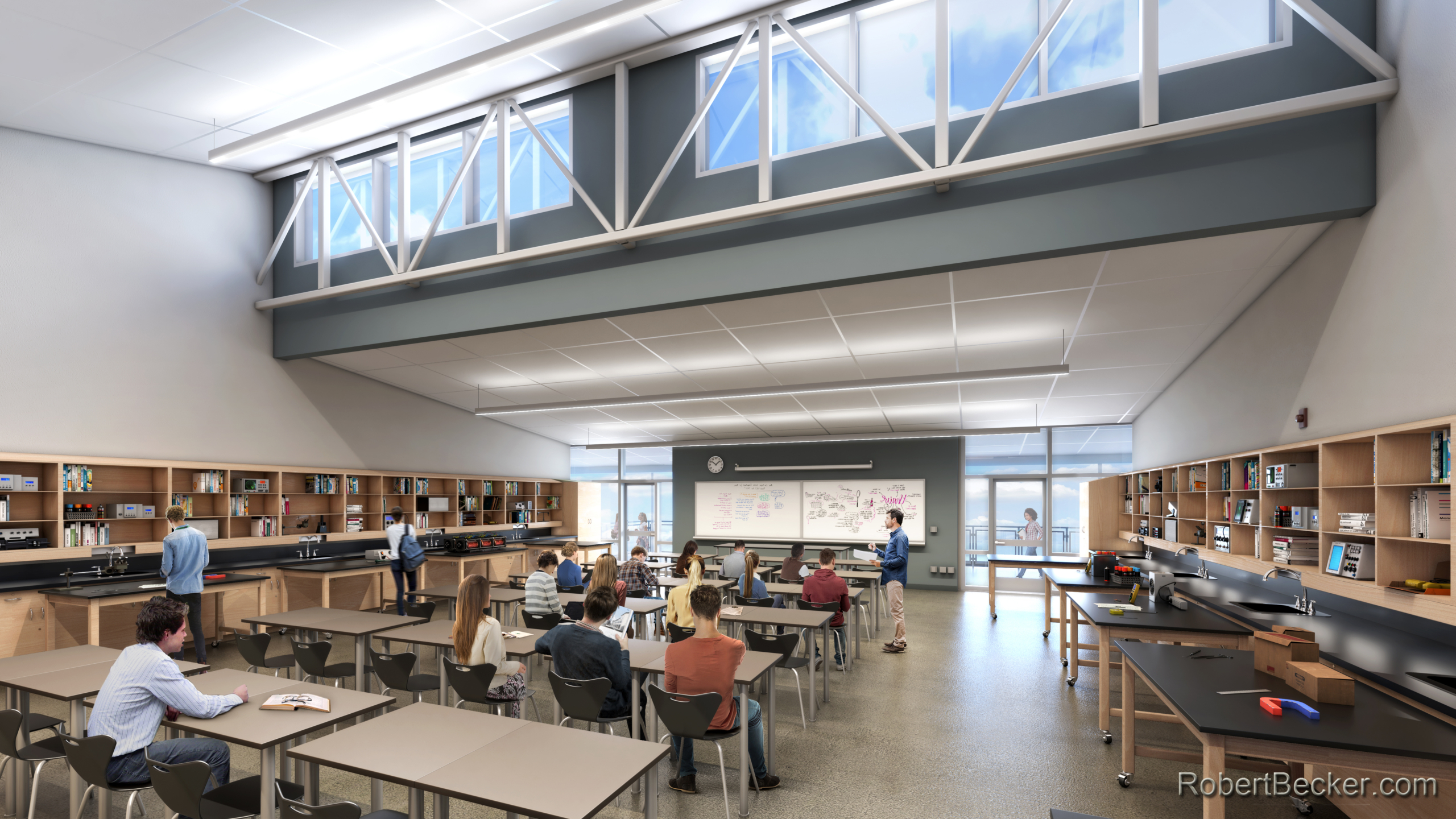 High School Architectural Rendering